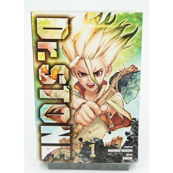 Dr. Stone Manga Vol 1–3 English Set by Riichiro‎ Inagaki VIZ Media Shonen - Picture 3 of 8